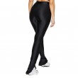 Women's High Waisted flared leggings Cutout Side Split Glossy Stretchy Ladder Bootcut Yoga Pants Black