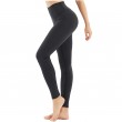 Women's High Waist Squat Leggings Ice silk Traceless Fitness Elastic Pants Sports Tight Peach Hip Yoga Pants Black