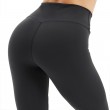 Women's High Waist Squat Leggings Ice silk Traceless Fitness Elastic Pants Sports Tight Peach Hip Yoga Pants Black