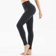 Women's High Waist Squat Leggings Ice silk Traceless Fitness Elastic Pants Sports Tight Peach Hip Yoga Pants Black