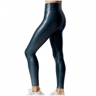 Women's High Waisted leggings Gilded Solid Casual Pants pencil Tight pants Yoga Pants Green