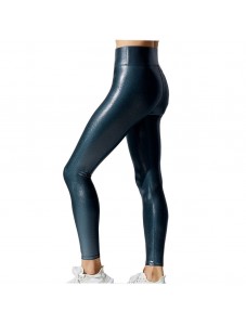 Women's High Waisted leggings Gilded Solid Casual Pants pencil Tight pants Yoga Pants Green