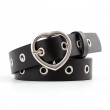 Womens Grommets Leather Jeans Belt Punk Rock Studded Belt Goth Belt black Womens Grommets Leather Jeans Belt Punk Rock Studded Belt Goth Belt black